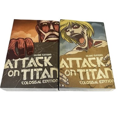 Attack on Titan: Colossal Editions 1 and 2- Paperback, by Isayama Hajime
