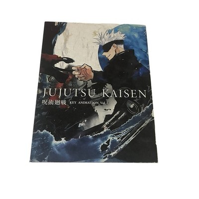 Jujutsu Kaisen Key Animation Vol.2 Art Book Gojo Anime Collection Us Seller