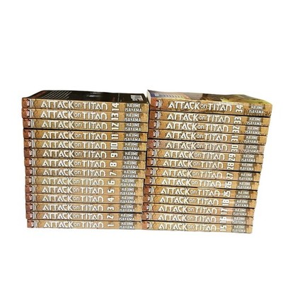 Attack on Titan Manga Vol 1-18, 25-34 Lot by Hajime Isayama Kodansha TPB