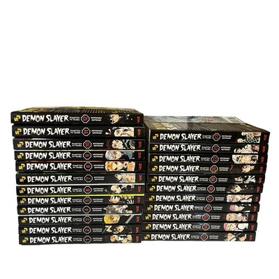 Demon Slayer: Kimetsu No Yaiba English Manga Complete Set Vol. 1-23