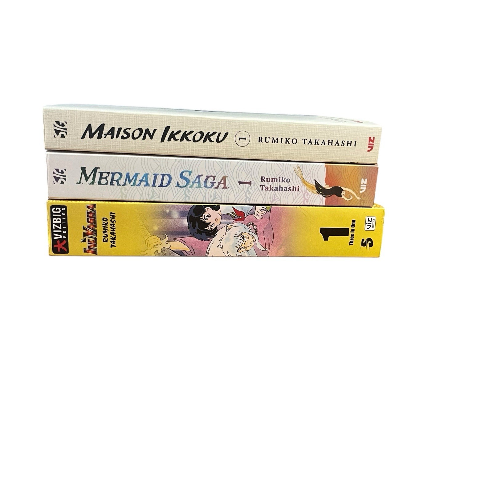 Mermaid Saga, InuYasha,  Maison Ikkoku Rumiko Takahashi Lot English Shonen Manga