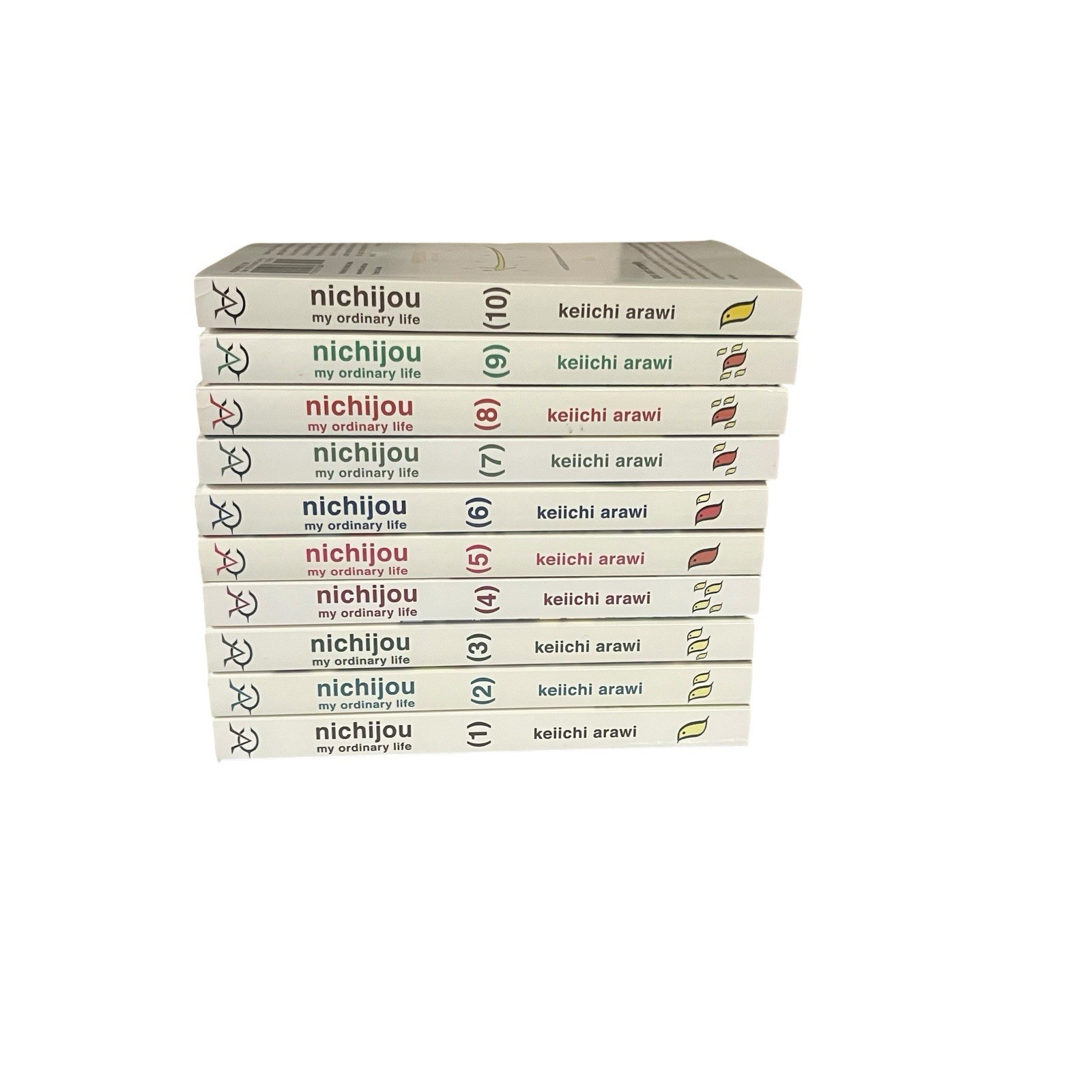 Nichijou My Ordinary Life Manga Volumes 1-10 Near Complete Set