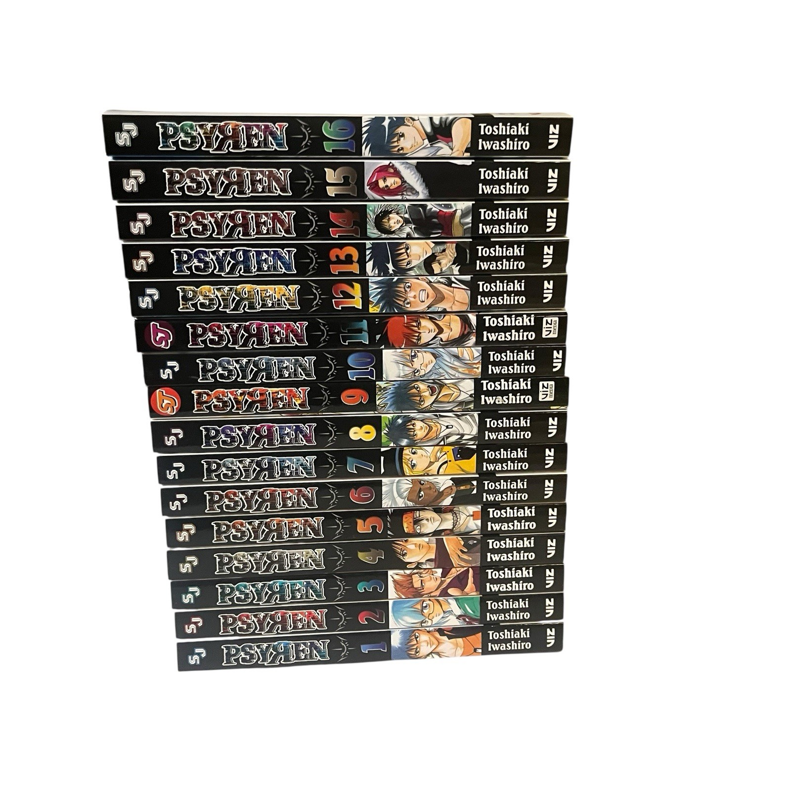 Psyren Manga Complete Set 1-16 English Shonen Jump Viz Media Toshiaki Iwashiro