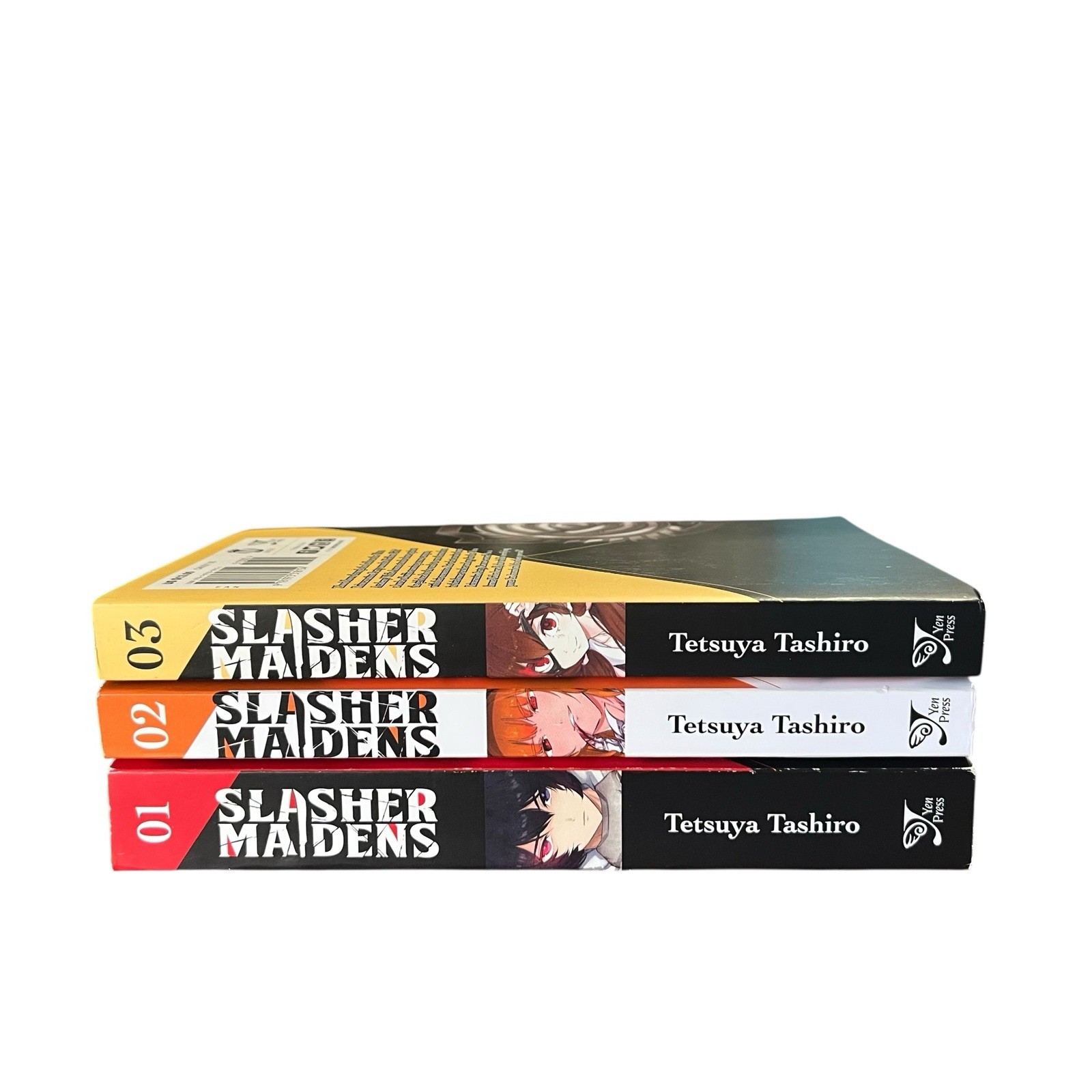 Slasher Maidens 1-3 English Manga Lot Yen Press Tetsuya Tashiro Softcover