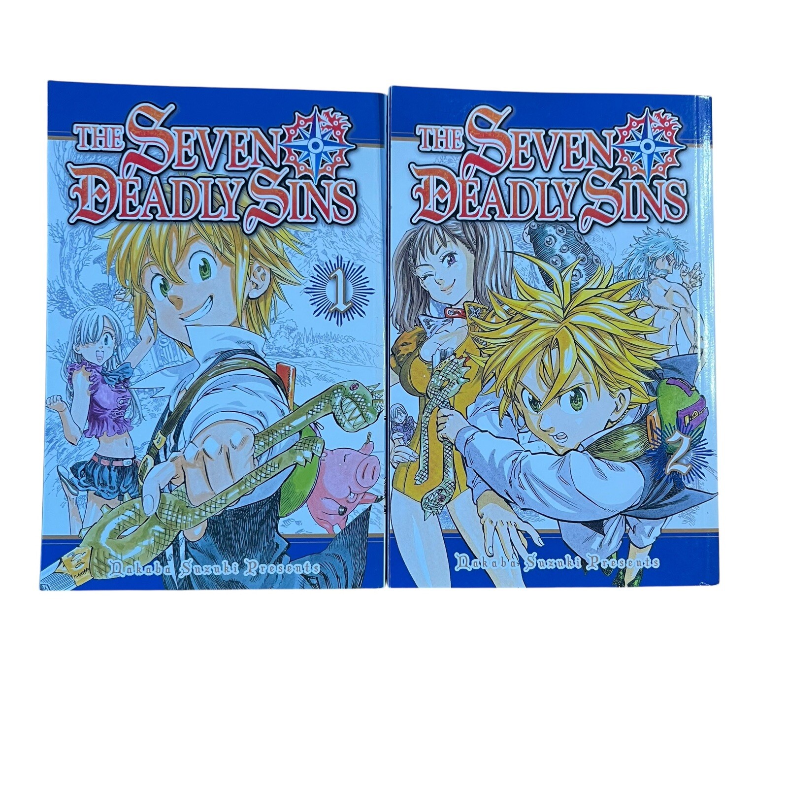 The Seven Deadly Sins, Vol. 1 & 2 by Nakaba Suzuki (Kodansha, English Manga) Viz